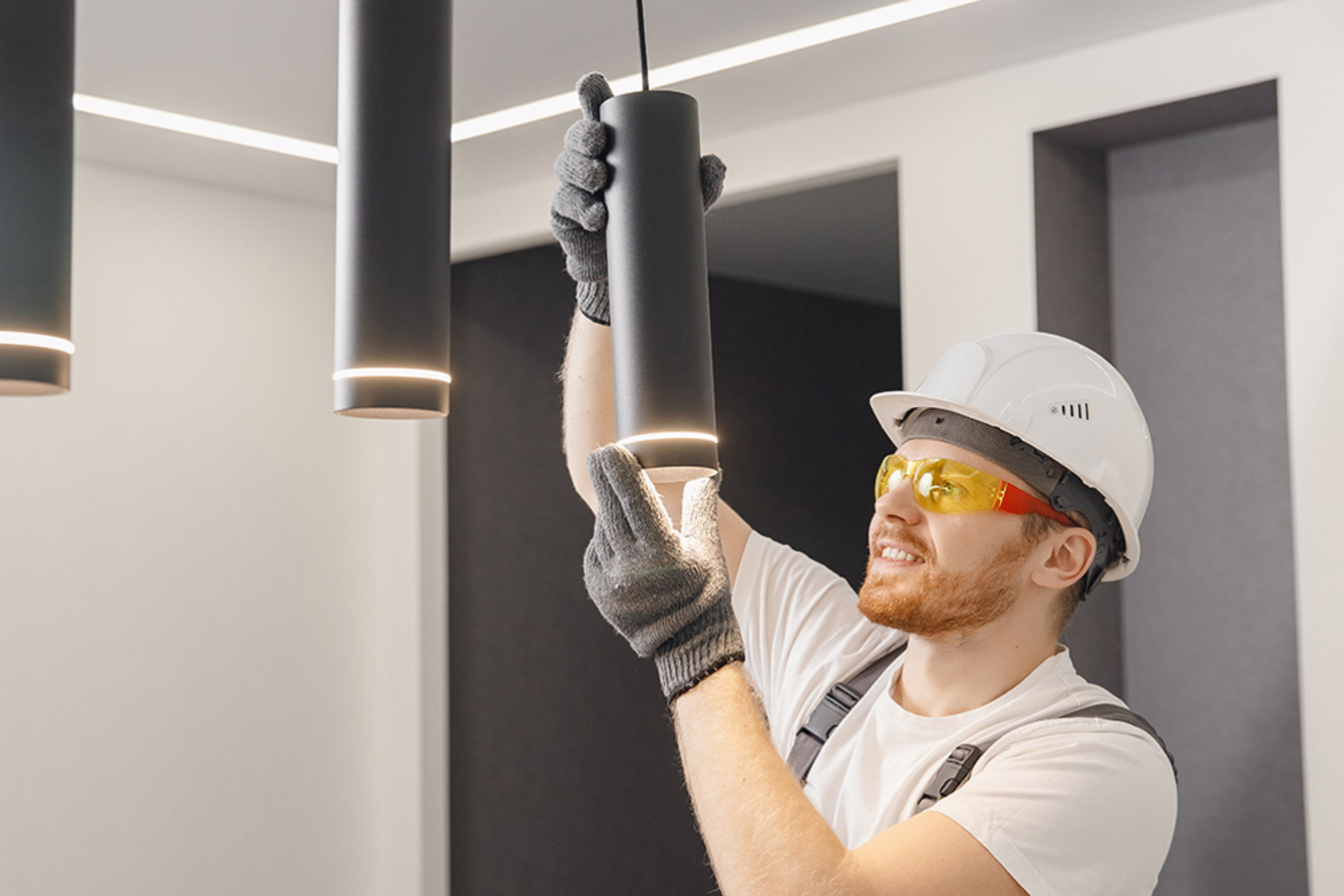Innen­beleuchtung bei Kerber Elektrotechnik in Merching